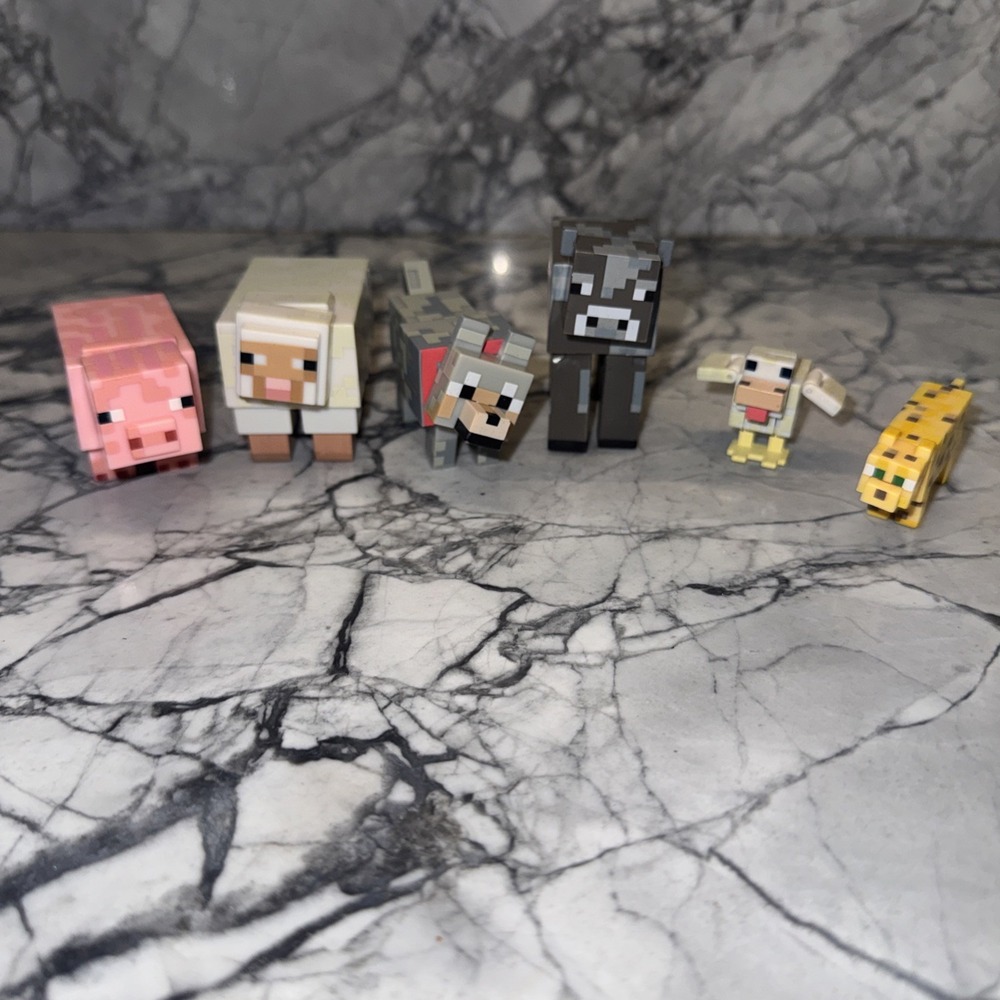 Minecraft Series 2 Overworld Articulated Animal Mobs Action Figures Jazwares